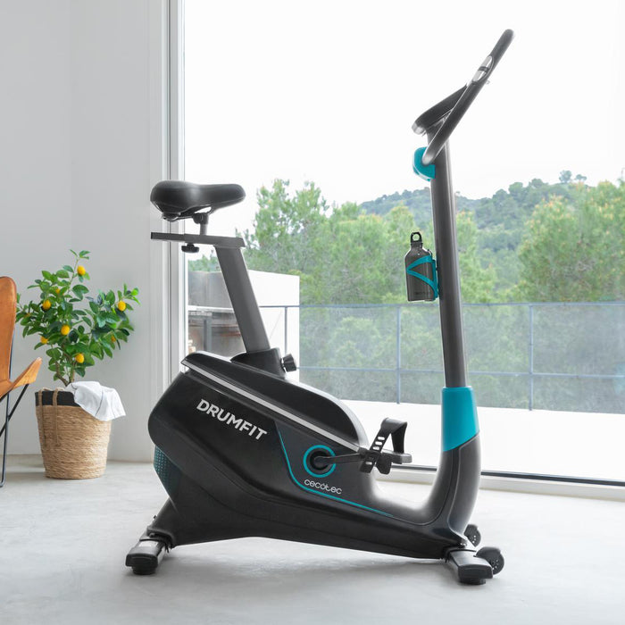 Bicicletă fitness Cecotec Drumfit Cycle 9000 Talos Pro, volantă 9 kg, rezistență magnetică, 56 × 94 × 142 cm