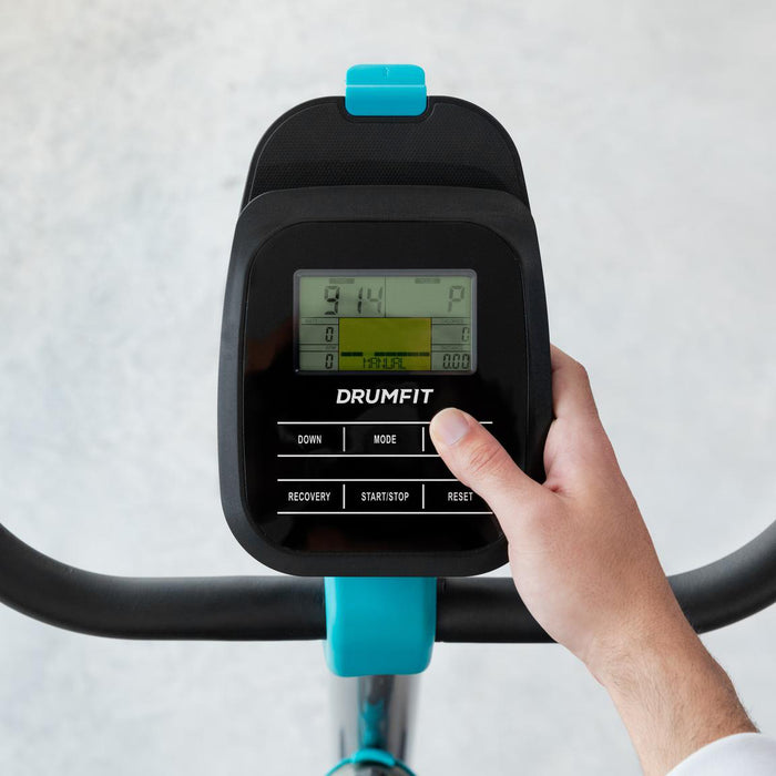Bicicletă fitness Cecotec Drumfit Cycle 9000 Talos Pro, volantă 9 kg, rezistență magnetică, 56 × 94 × 142 cm