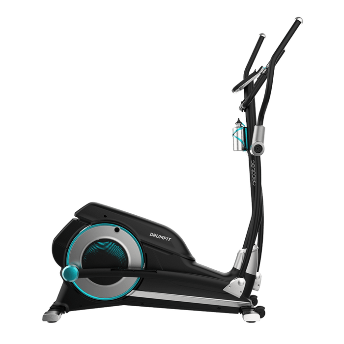 Bicicletă eliptică Cecotec Drumfit Elliptical 9000 Eir Pro, volantă de 9 kg, pas de 38 cm, rezistență motorizată