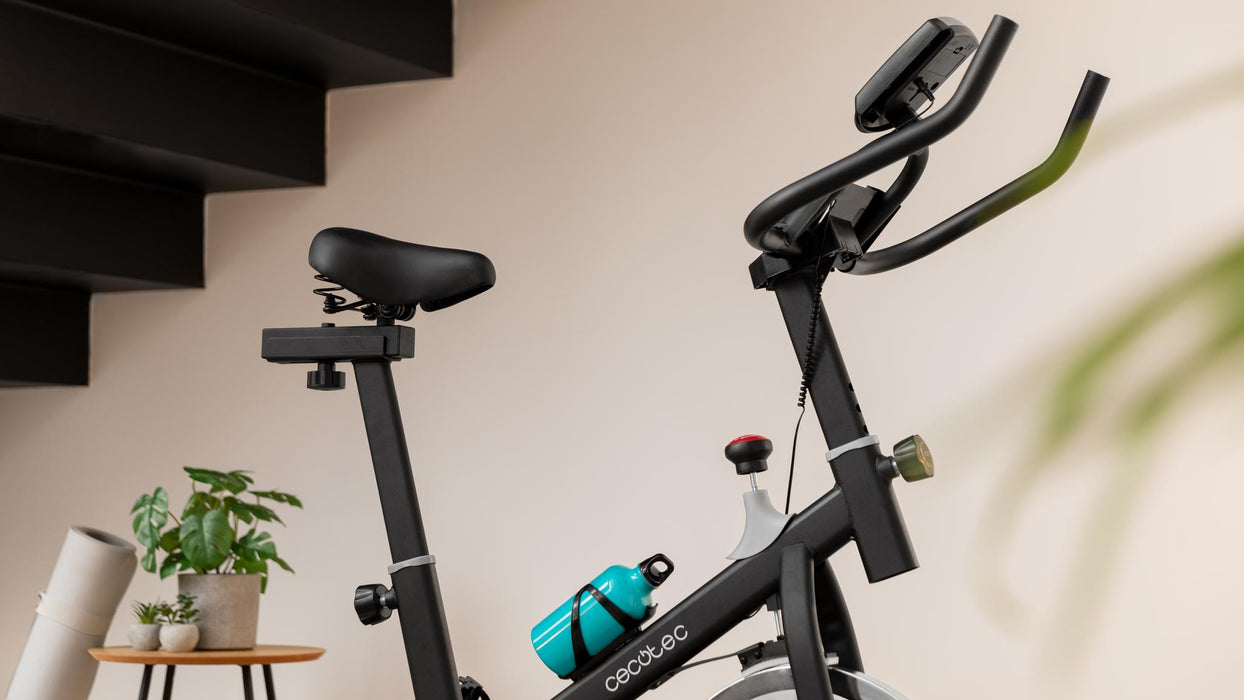 Bicicletă fitness indoor Cecotec Drumfit Indoor 6000 Forcis, volantă 6 kg, utilizator până la 120 kg, 48,5 × 107 × 112 cm