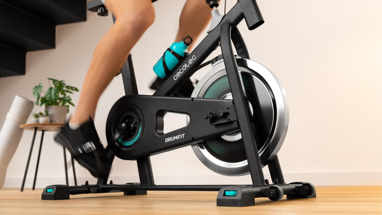 Bicicletă fitness indoor Cecotec Drumfit Indoor 6000 Forcis, volantă 6 kg, utilizator până la 120 kg, 48,5 × 107 × 112 cm