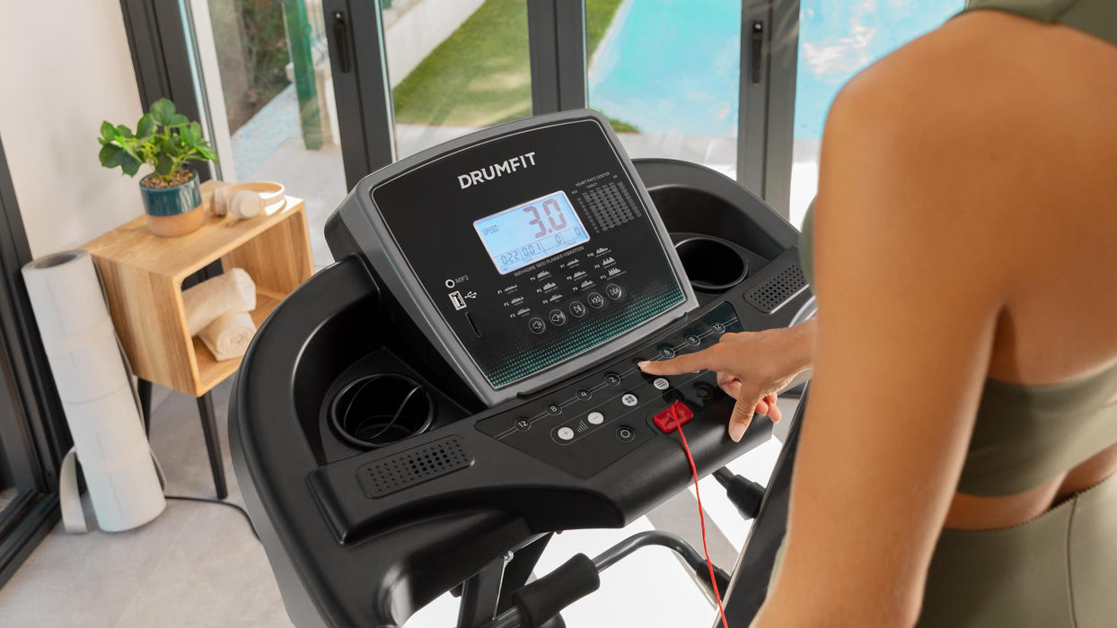 Bandă de alergare Cecotec Drumfit Wayhome 1600 Obelia Pro, 1500 W, 1–16 km/h, 12 programe, suprafață 130 × 42 cm