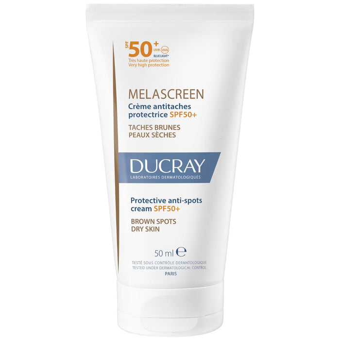 Cremă de față Ducray Melascreen Azelaic, anti-pete, pentru ten uscat, SPF 50+, 50 ml