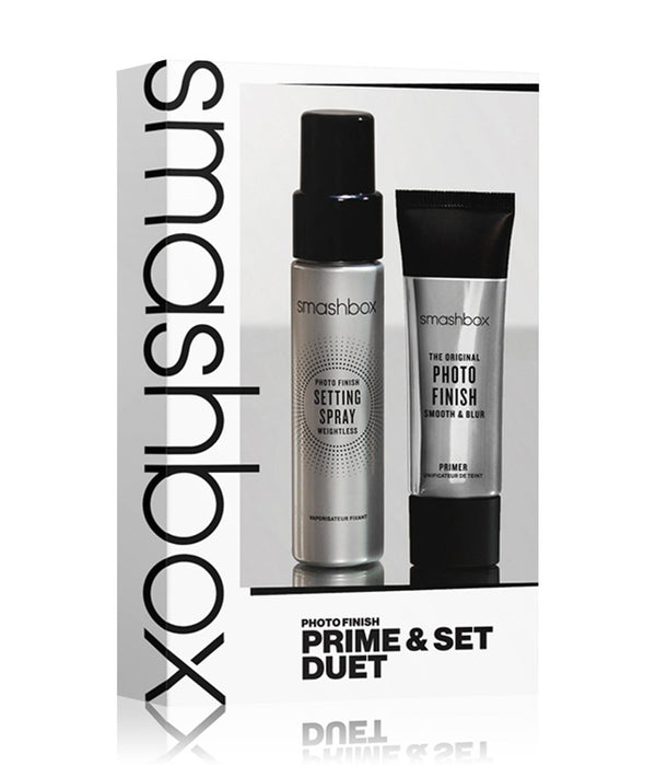 Set Smashbox Photo Finish, primer matifiant + spray de fixare Photo Finish, 12 ml + 30 ml