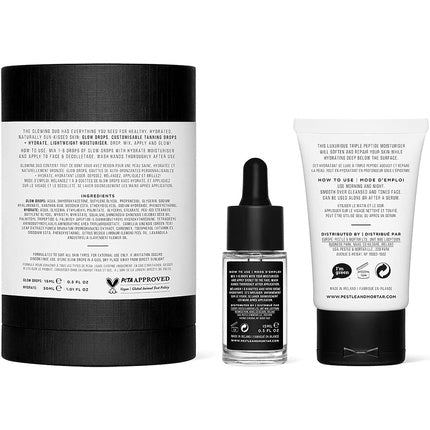 Auto-bronzant față Pestle & Mortar Glowing Duo - 30 ml