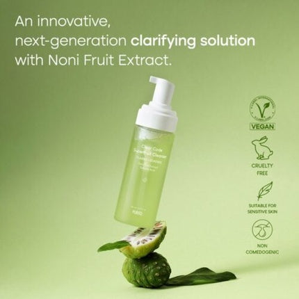 Gel de curățare facială Purito Clear Code Superfruit cu extract de fructe Noni și acid salicilic