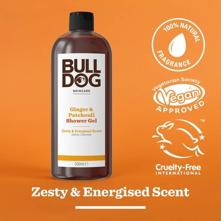 Gel de Duș Bulldog cu Ghimbir și Patchouli 500 ml