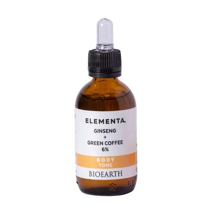 Ulei Facial Bioearth Elementa Tone cu Ginseng și Cafea Verde, 50ml