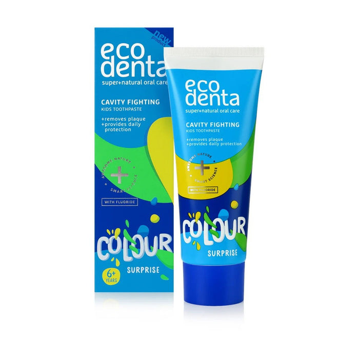 Pastă de dinți Ecodenta Cavity Fighting, pentru copii de la 6 ani, cu fluor, 75 ml