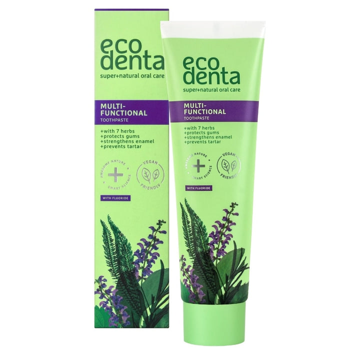 Pastă de dinți Ecodenta Multi-Functional, fortifiantă și protectoare, cu fluor, 100 ml