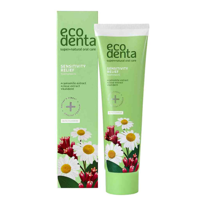 Pastă de dinți Ecodenta Sensitivity Relief Protection, pentru dinți sensibili, 100 ml