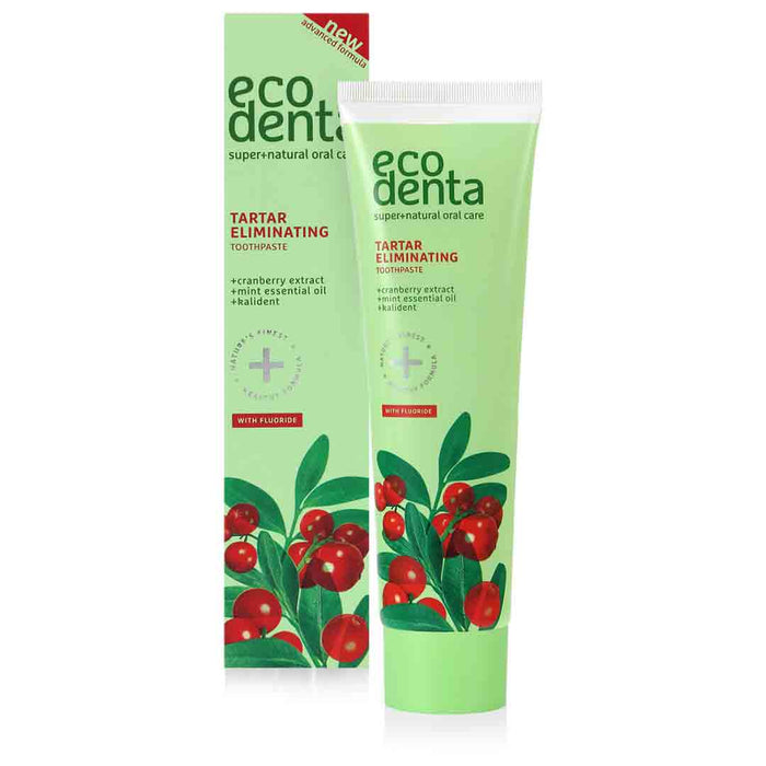 Pastă de dinți Ecodenta Tartar Eliminating, anti-tartru, cu fluor, 100 ml