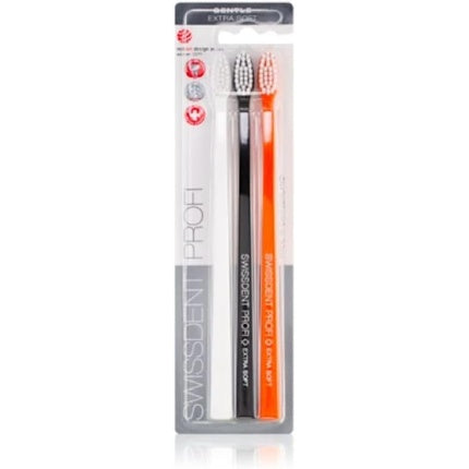 Periuță de dinți Swissdent Profi Extra Soft Trio - Pachet de 3