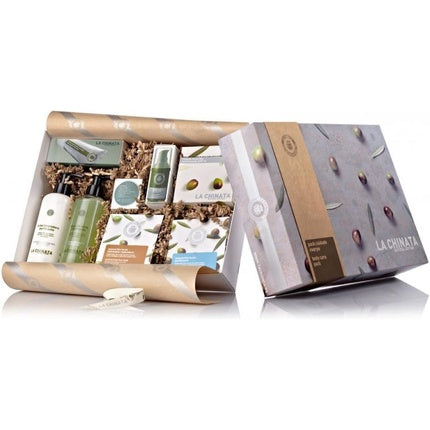 Set Îngrijire Facială La Chinata, Ambalaj Premium, Culoare Verde și Bej
