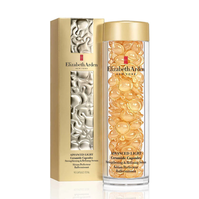 Capsule de ser Elizabeth Arden Advanced Light Ceramide, pentru față, întărire și rafinare, 60 buc