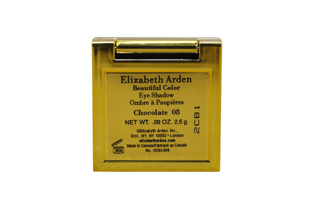 Fard de ochi pudră Elizabeth Arden Beautiful Color Mono, nuanța 08 Ciocolată, 2.5 g