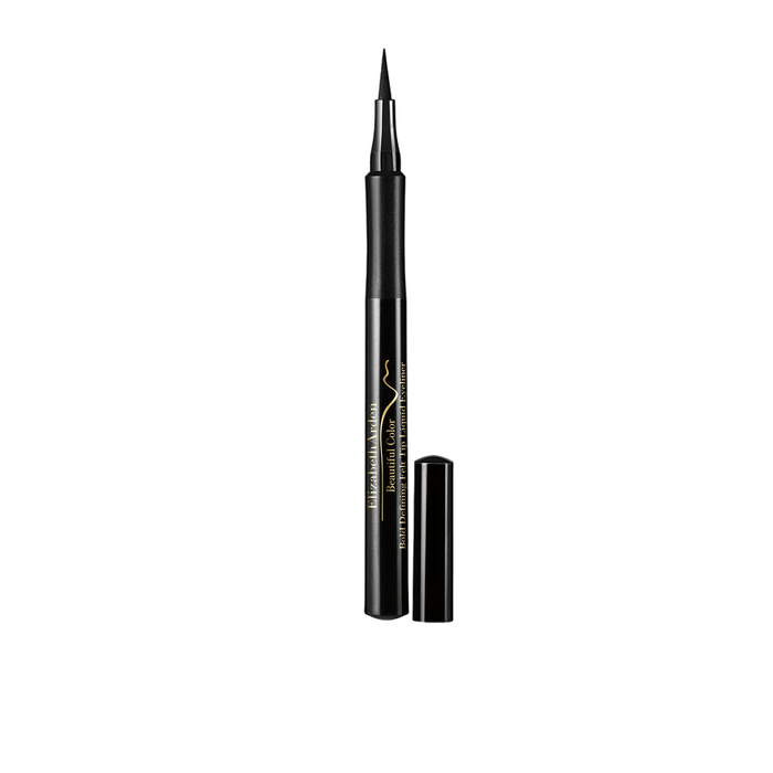 Tuș de ochi lichid Elizabeth Arden Beautiful Color, rezistent la apă, nuanța 12 Serious Black, 12 ml, tester