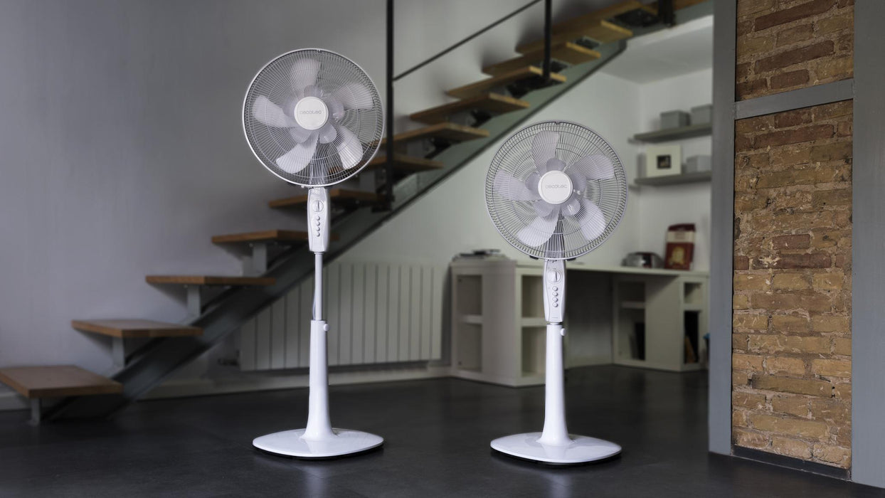 Ventilator cu picior Cecotec EnergySilence 1010 Extremeflow, 60 W, diametru 40 cm, 3 viteze, alb