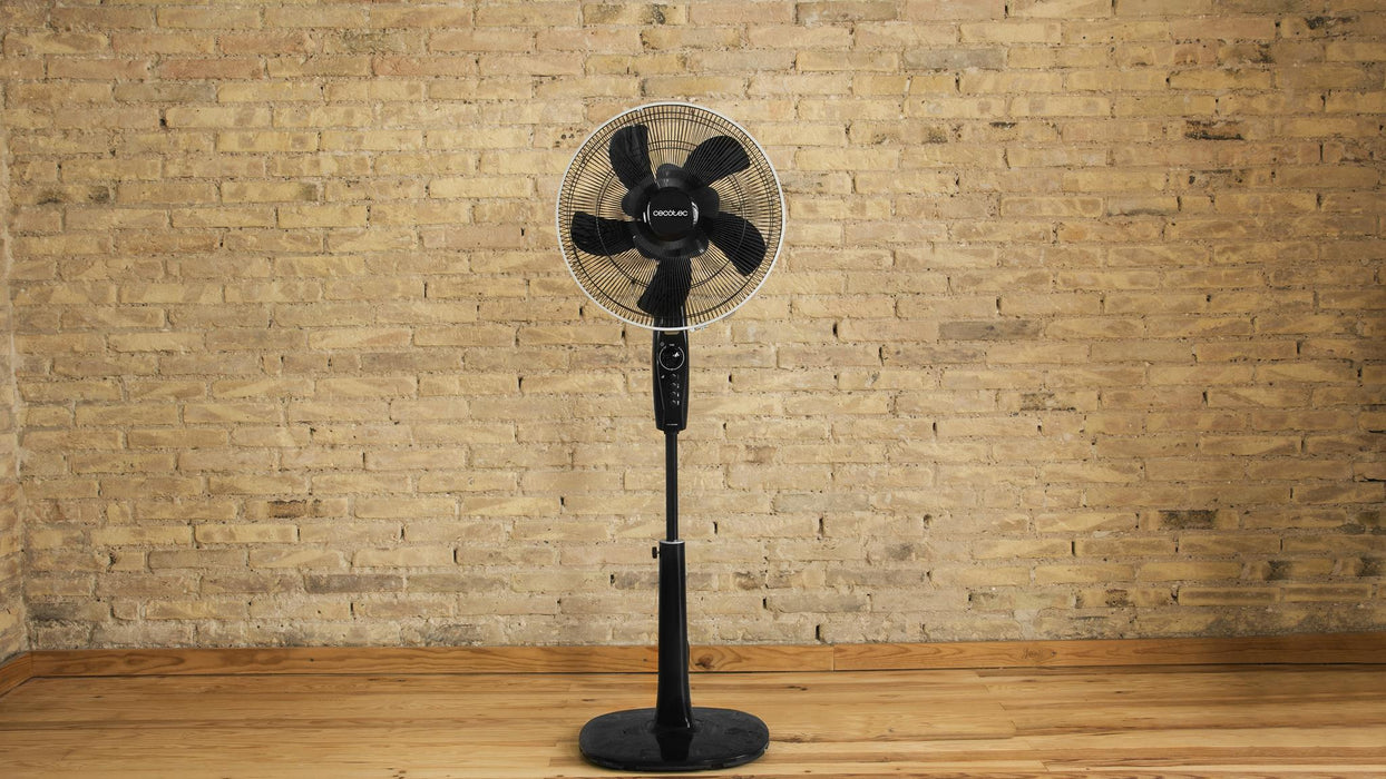 Ventilator cu picior Cecotec EnergySilence 1020 Extremeflow, 60 W, diametru 40 cm, 3 trepte, negru