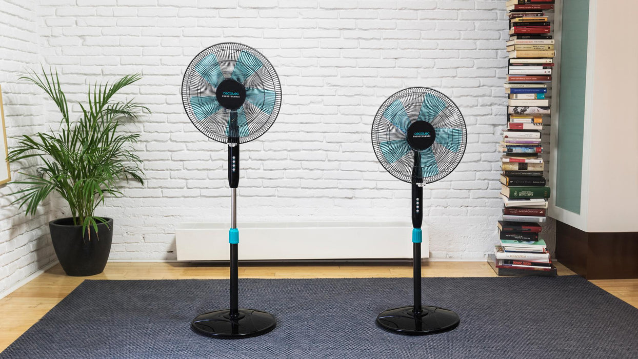 Ventilator cu picior Cecotec EnergySilence 510, 40 W, 3 trepte, diametru 40 cm, negru