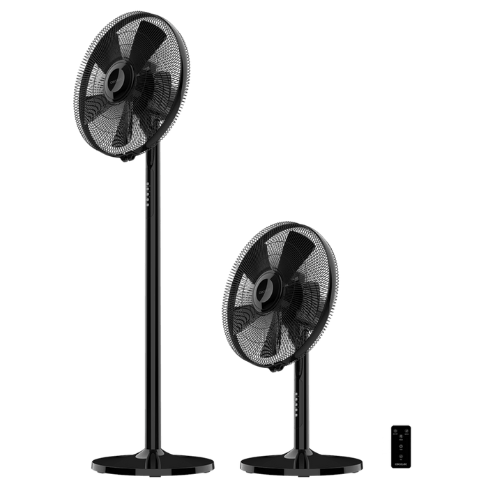 Ventilator cu picior 2 în 1 Cecotec EnergySilence 555 2in1 Smart XL, 55 W, diametru 40 cm, negru