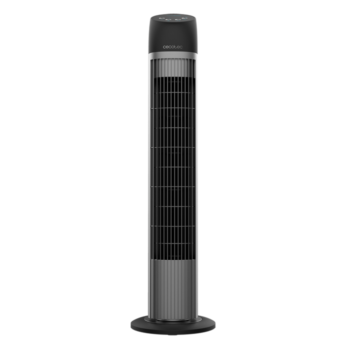 Ventilator de turn Cecotec EnergySilence 7050 SkyLine Control, 45 W, înălțime 84,3 cm, 3 trepte, negru