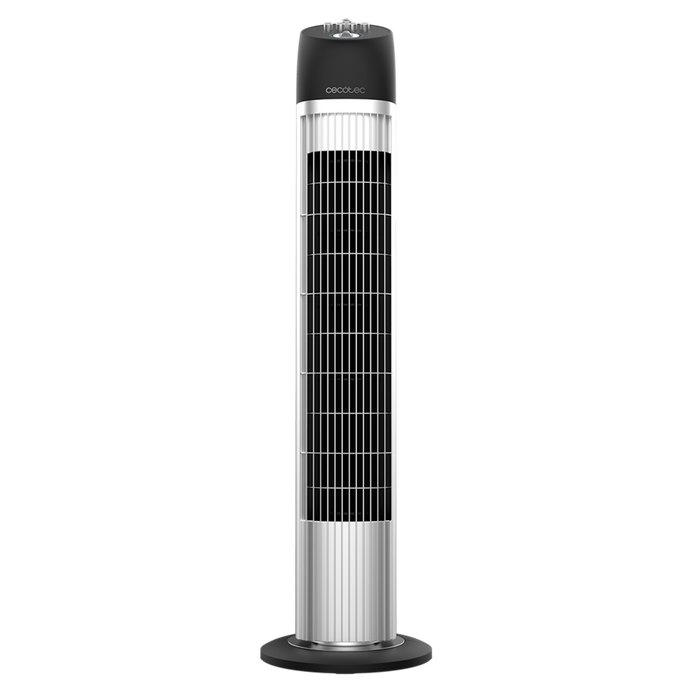 Ventilator tip turn Cecotec EnergySilence 850 SkyLine, 45 W, înălțime 84,3 cm, 3 trepte, gri