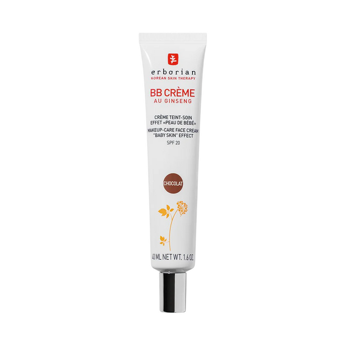 Cremă BB Erborian BB Cream Ginseng, mată, nuanța Chocolat, SPF 20, 40 ml