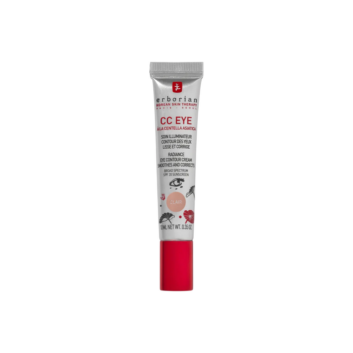 Cremă corectoare pentru conturul ochilor Erborian CC Eye, iluminatoare, nuanța Clair, SPF 20, 10 ml