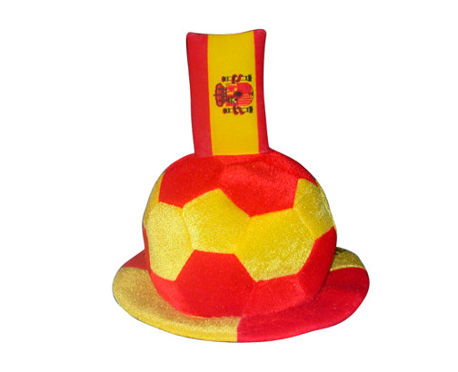 Pălărie Minge de Fotbal cu Steagul Spaniei în Relief