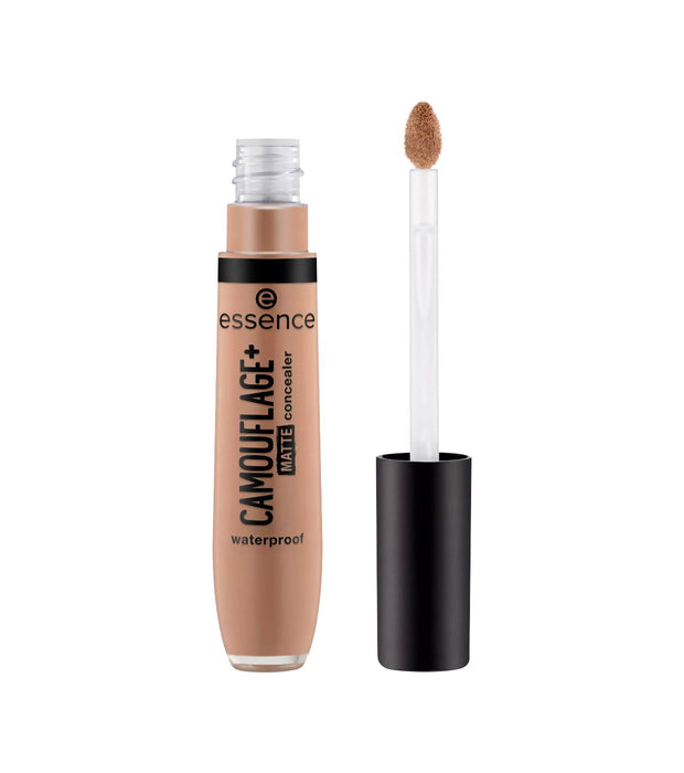 Corector lichid Essence Camouflage+ Matt, finisaj mat, rezistent la apă, nuanța 160 Bej însorit, 8 ml