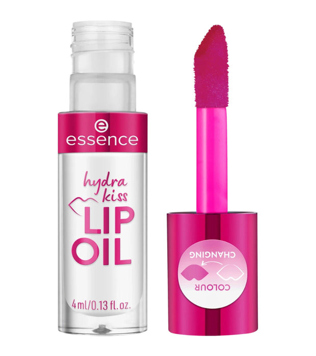 Ulei de buze Essence Hydra Kiss, colorat, nuanța 06 Cranberry Is Back, 4 ml