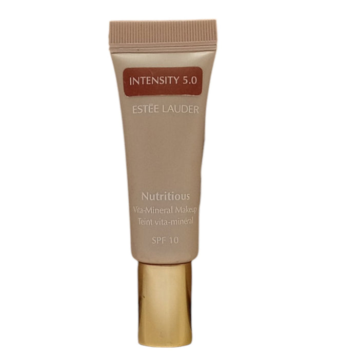 Fond de ten lichid Estee Lauder Nutritious Vita-Mineral Makeup, fără ulei, finisaj vibrant, nuanța 05 Intensitate, SPF 10, 15 ml, tester