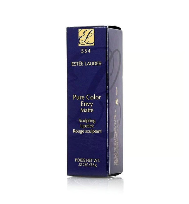 Ruj mat Estee Lauder Pure Color Envy, nuanța 554 Secret Deep, 3,5 g