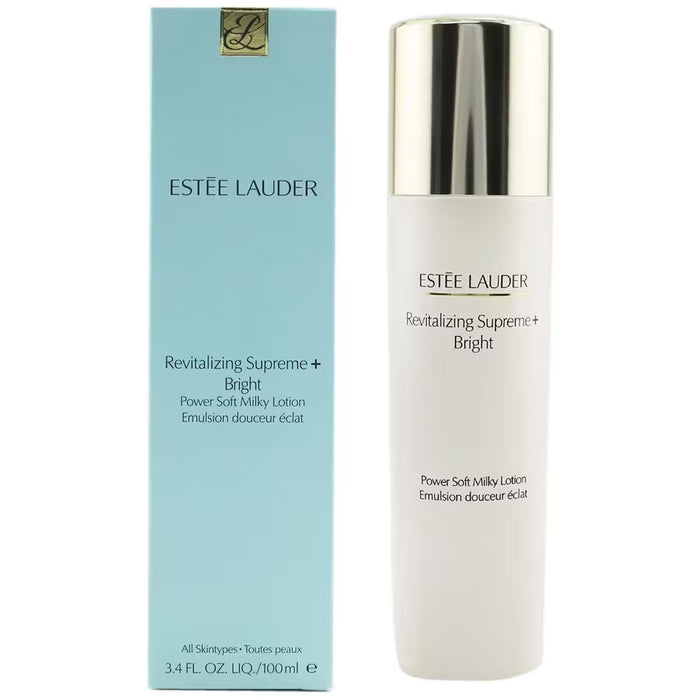 Loțiune de față Estee Lauder Revitalizing Supreme+ Bright, cu extract de moringa, pentru față și gât, 100 ml