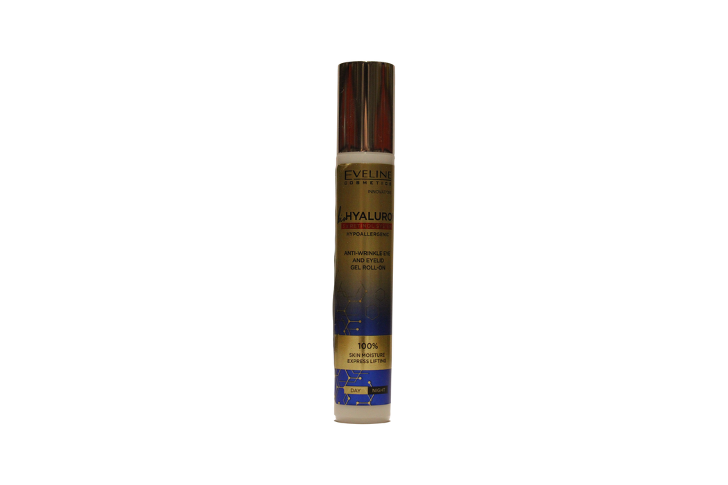 Roll-on pentru ochi Eveline Cosmetics Bio Hyaluron, anti-iritare, 15 ml, tester