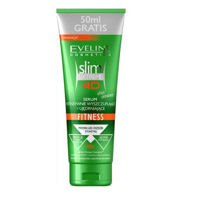 Ser pentru corp Eveline Cosmetics Slim Extreme 4D, anticelulitic, pentru utilizare zilnică, 250 ml