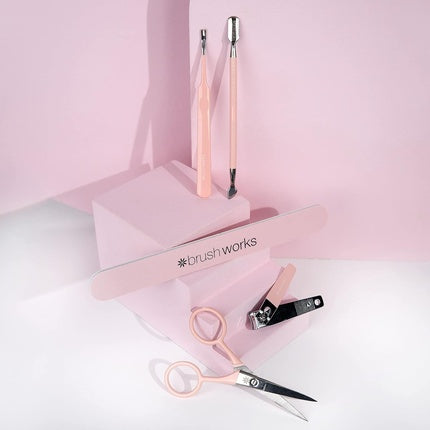 Set manichiură Brushworks Luxury roz, mărime unică