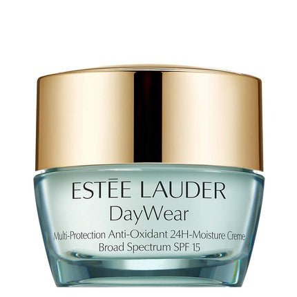Crema de zi Estée Lauder DayWear Sorbet 72H, 88g, ambalaj turcoaz cu capac auriu