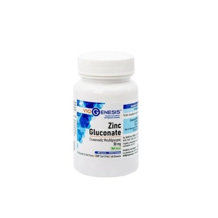 Comprimate Viogenesis Zinc Gluconate 30mg, 60 comprimate