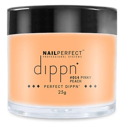 Dip Powder Nail Perfect #014 Pinky Peach - Culoare bej portocaliu, Capacitate 25g