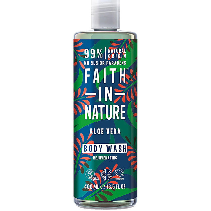Gel de duș Faith In Nature Aloe Vera, reîntineritor, 400 ml