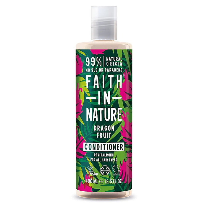 Balsam de păr Faith In Nature Dragon Fruit, revitalizant, pentru toate tipurile de păr, 400 ml