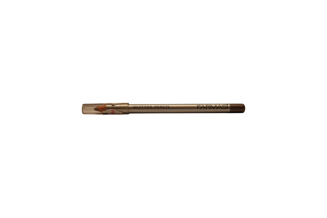 Creion eyeliner gel Farmasi Glitter Pencil, rezistent la apă, nuanța 417, 1,13 g, tester