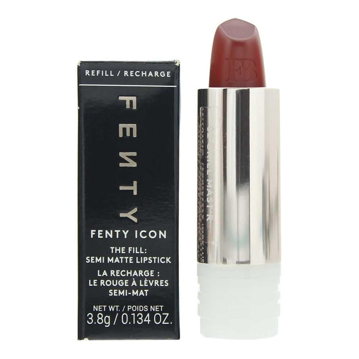 Ruj cremos Fenty Beauty Fenty Icon The Fill, semi-mat, reîncărcabil, nuanța 02, 3.8 g