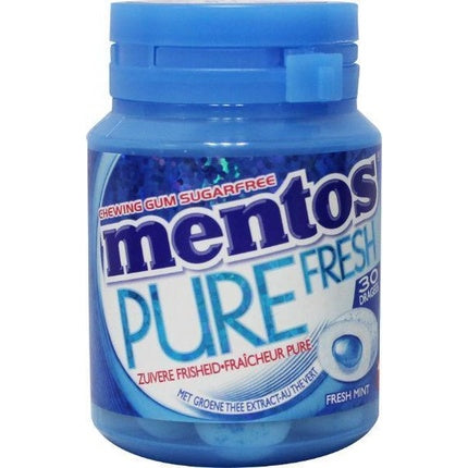 Gumă de mestecat Mentos White, mentă, 40 bucăți