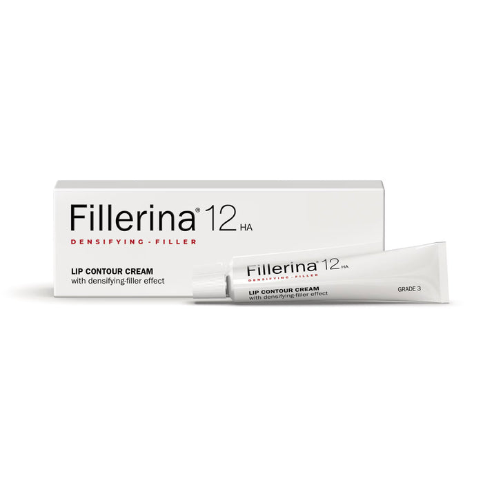 Cremă pentru conturul buzelor Labo Cosprophar Suisse Fillerina 12HA Densifying Filler Grade 3, hidratantă și fermizantă, 15 ml