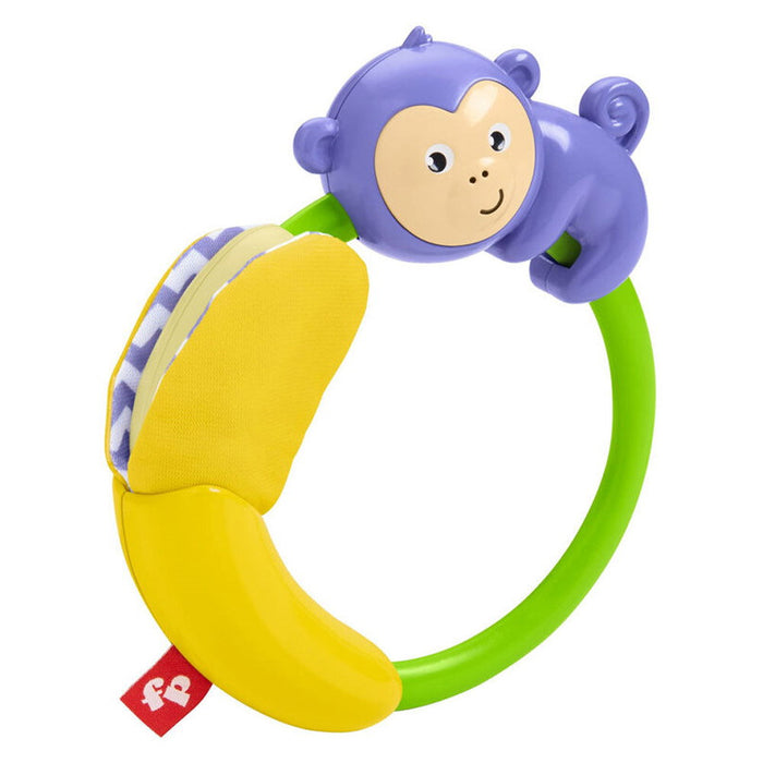 Zornăitoare Fisher Price Rattles & Plush Rattles, model maimuță