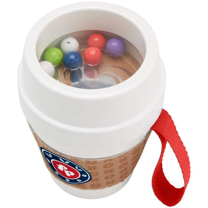 Jucărie zornăitoare Fisher Price Coffee Cup Rattles & Plush Rattles, model pahar de cafea