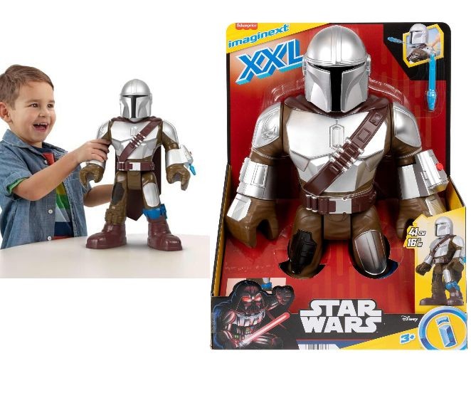 Figurină Mattel Star Wars, Mandalorian, 41 cm, 3+ ani
